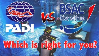 PADI vs BSAC - Which Training Agency is Right For YOU? ¦ UKDiver