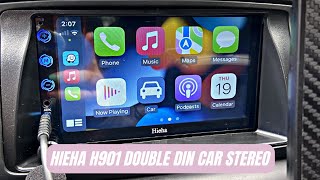 Hieha H901 Double Din Car Stereo Voice Control Review & How To Use | USB/SD A/FM Audio Receiver