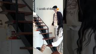 1WEEK DATING VS 1YR DATING #funny #couple #korean #viralvideo #tiktok #funnyvideo #viral #comedy