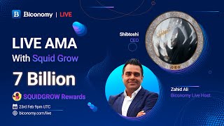 VOICE #BICONOMYEXCHANGE AMA WITH #SQUIDGROW PROJECT🚀