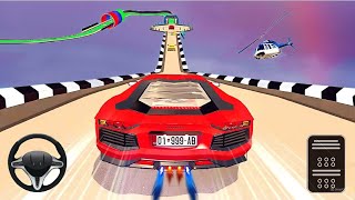 mega ramp car racing - impossible car stunt game - android gameplay