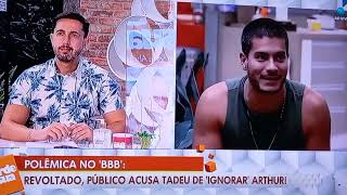 Sônia Abrão acusa Tadeu de ignorar Arthur Aguiar #bbb22