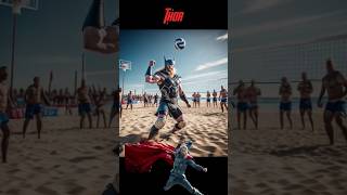 Volleyball Of Superhero Marvel #shorts #marvel #superhero #volleyball