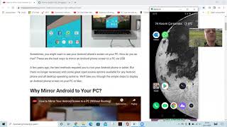 Android telefonu bilgisayar ekranına yansıtma ve telefona Web geliştirici izni verme (USB debugging)