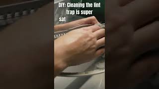 DIY: A dirty lint trap is a fire hazard!