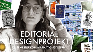 Editorial Designprojekt: Ich zeige euch den Designprozess bis zur Prüfung! // Kommunikationsdesign