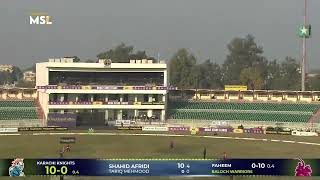 Shahid Afridi Score 20 Runs in just 7 balls in T10 MSL League | Shahid Afridi Batting Today |