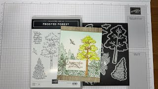 Stampin’ Up! Frosted Forest Birthday Card Tutorial #diy #papercraft #handstampedcards #cardmaking