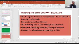 Corporate Governance Role of Company Secretary by Mr. Zia Ur Rehman & Mr. Ahmed Noman - PIPFA