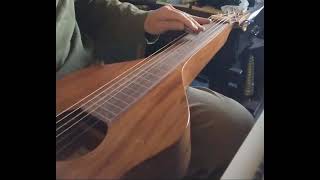 Twangy Minor Slide Guitar Study on Weissenborn Blues Guitar