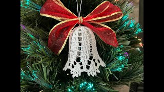 How to Crochet a Bell Ornament for a Christmas Tree - Tutorial #2