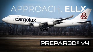 Cargolux Boeing 747-400f - Arrival into Luxembourg (ZSPD-ELLX) - [P3D v4.5] - PMDG