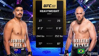 JUNIOR TAFA VS VALTER WALKER FULL FIGHT UFC 305