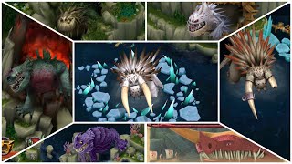 ALL 7 Legendary Dragons rise of berk