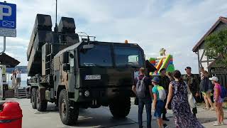 Wystawa sprzętu militarnego w trakcie obchodów Święta Wojska Polskiego w Helu. 15.08.2019 r.