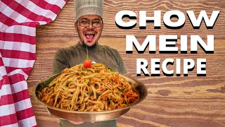 BEST Street Style Chowmein Recipe by MY NEPALI HUSBAND | Chow Mein Recipe | Nepal in Your Kitchen