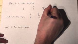 Sequences involving fractions