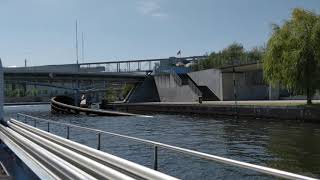 Boat ride on the river Spree at Berlin, Germany