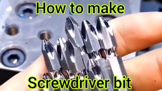 How to make Screwdriver bit