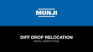 Munji 4x4 Accessories - Diff Drop Relocation (Install Instructions)