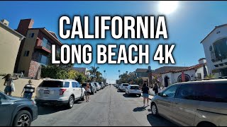 Long Beach in California | ASMR 4K HDR Relaxing Driving Video | Beautiful Place in Long Beach