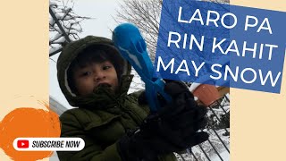 KAHIT MAY SNOW, LARO PA RIN | LARO SA SNOW | Playing in the snow | Buhay Canada | RenTECH PH