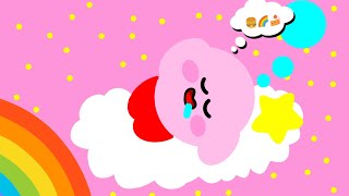 Kirby Cutely Sleeping On the Cloud 😴💭🌈🍔🍰 (Speedpaint/Drawing Timelapse)