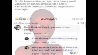 kolun yok anan yok neyin var senin götveren