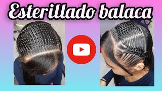 PEINADO CON ESTERILLADO EN BALACA 🥰LINDO Y MUYYYY FACIL