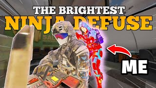 How to Ninja Defuse with BRIGHTEST SKIN in CODM