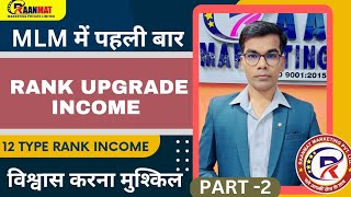 विश्वास करना मुस्किल | Raanmat ka rank upgrade plan | new mlm plan launch today | new mlm plan 2024