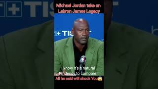 Michael Jordan Take on Lebron James Legacy #shorts