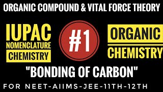 Organic Compound | Bonding Of Carbon Atom | Vital Force Theory | Organic chemistry For NEET JEE |