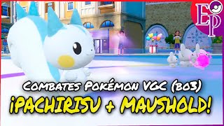 ⚡🐁¡PACHIRISU & MAUSHOLD son INCREÍBLES!🐁⚡ ~ 🔮COMBATE POKÉMON EP🔮 (VGC R-H Bo3)