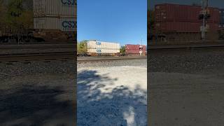 CSX intermodal train Avon IN