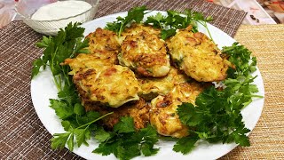 Готовлю уже много лет ВМЕСТО ПИРОЖКОВ! Я их обожаю. БЮДЖЕТНО  и ВКУСНО оладьи из капусты.