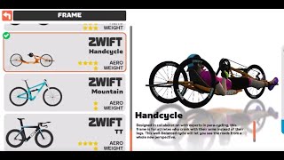 Rocketing down Alpe du Zwift on the handcycle - how much faster is it? AdZ story#1