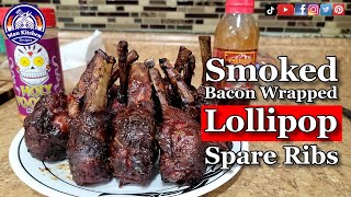 Bacon Wrapped Lollipop St Louis Spare Ribs In A Brisk It 580 Pellet Grill