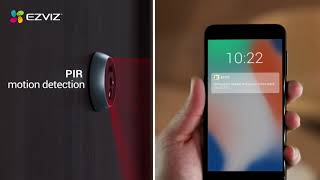 EZVIZ DP1C | Smart Door View with PIR Motion Detection