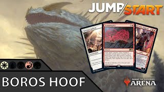 Craterhoof Behemoth Transmogrify | Boros Tokens Combo in Jumpstart Historic | MTG Arena