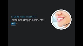 I sottomenù (creare raggruppamenti)