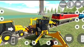 3D Indian bike drive || train V/S || JCBchallenge