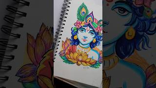 Happy krishna janmashtami ❤️🙏#shorts #trending #art #viral #janmashtami #krishna #drawing #ytshorts