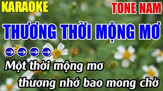 Thương Thời Mộng Mơ Karaoke Tone Nam Karaoke Lâm Nhạc Sống - Beat Mới