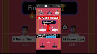 viv vs mur dream11 team today | viv vs mur dream11 prediction | viv vs mur dream11 team | viv vs mur