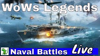 Naval Battles Live- WoWs Legends  - Divisions & Count Ins Fun - Live