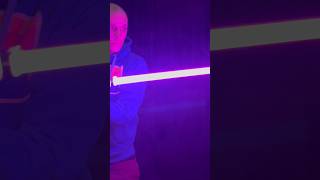 Thinnest TRI-STAR Lightsaber Ever! 7/8 Inch Diameter Blade #shortsvideo #starwars #shorts