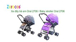 HƯỚNG DẪN SỬ DỤNG XE ĐẨY TRẺ EM ZARACOS ORAL 2706