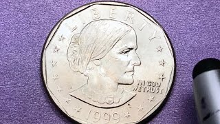 1999 US Susan B Anthony Dollar Coin - United States