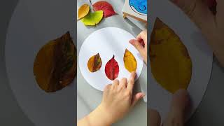 Pick up some fallen leaves and bring them home. Make interesting leaf monsters with your childre